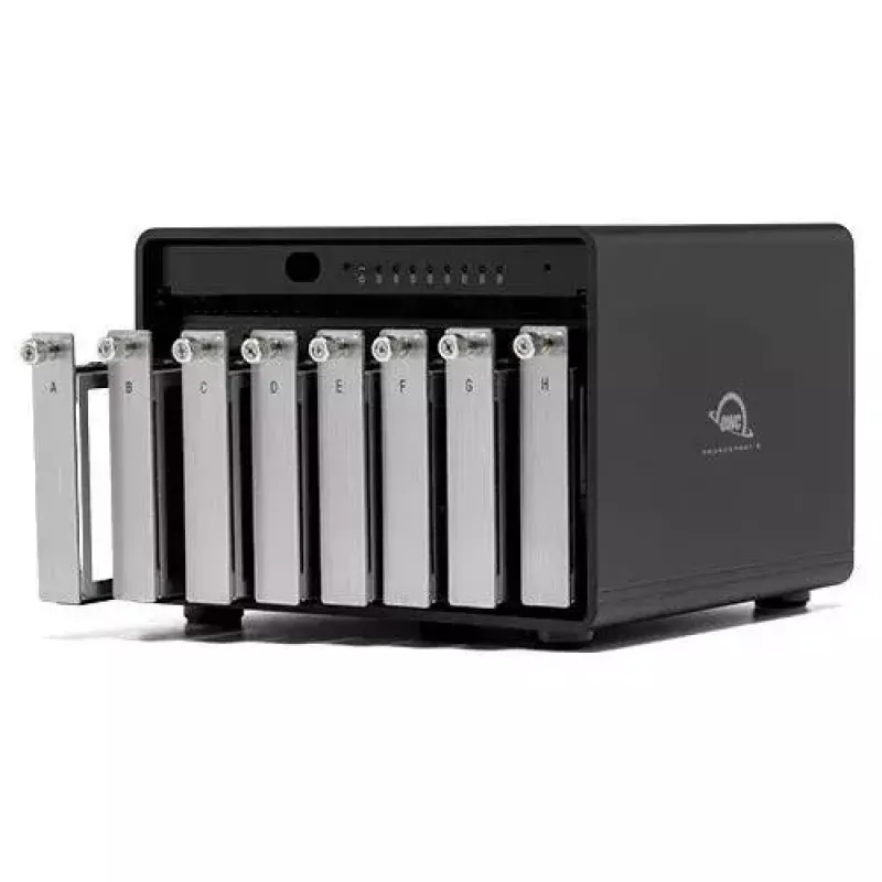OWC ThunderBay 8 Schijven-array Desktop Zwart 8 Schijven HDD SSD