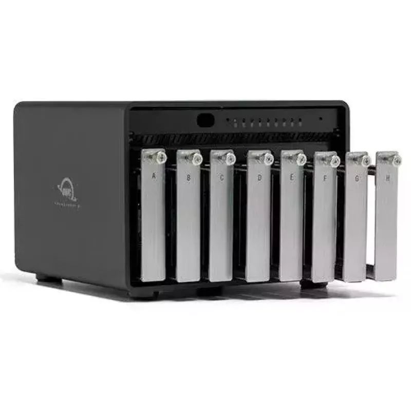 OWC ThunderBay 8 Schijven-array Desktop Zwart 8 Schijven HDD SSD