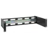 Intellinet 716345 in diepte verstelbare 19-inch DIN-railhouder, 2U