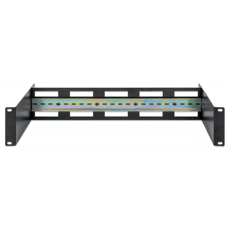 Intellinet 716345 in diepte verstelbare 19-inch DIN-railhouder, 2U
