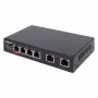 Intellinet 6-poorts Fast Ethernet-switch 4 PoE-poorten 65W Power Budget