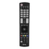 Hama 00221061 universele IR-afstandsbediening voor LG-tv's, leerfunctie, verlichte toetsen, zwart