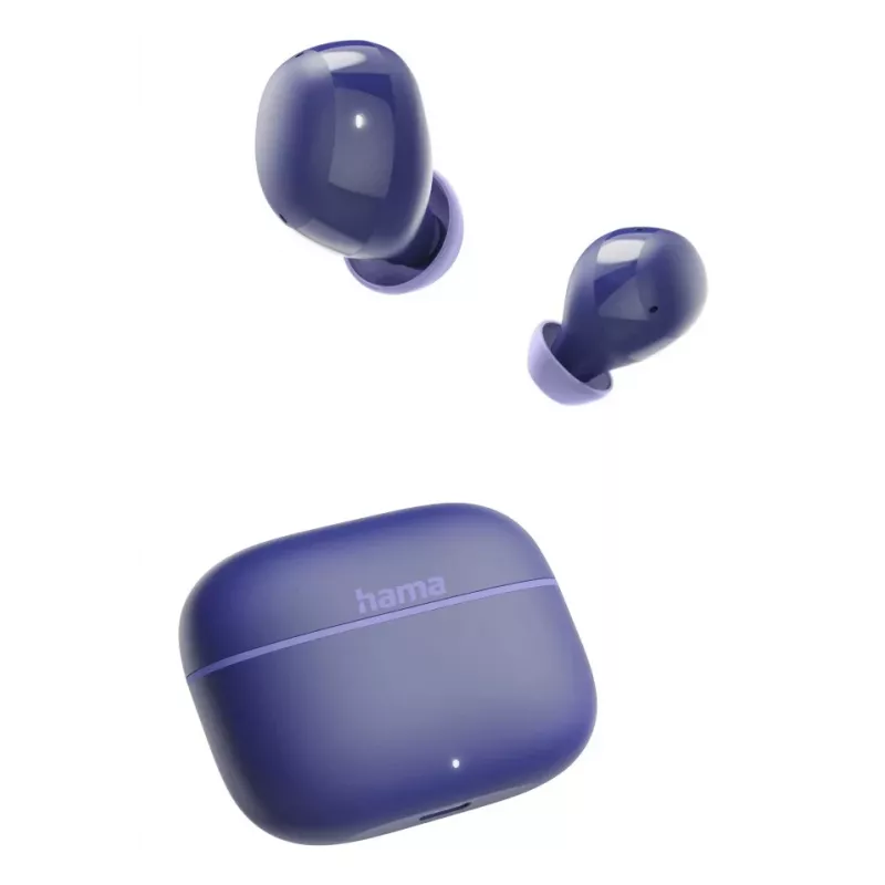 Hama Freedom Buddy II Headset True Wireless Stereo (TWS) in-ear bellen/muziek Bluetooth blauw