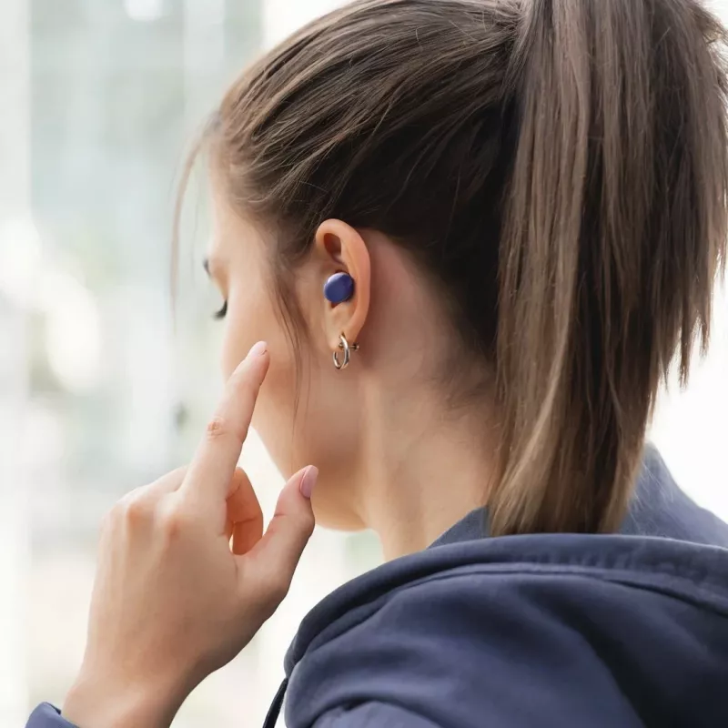 Hama Freedom Buddy II Headset True Wireless Stereo (TWS) in-ear bellen/muziek Bluetooth blauw