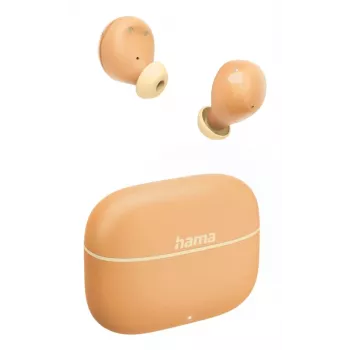 Hama Freedom Buddy II Headset True Wireless Stereo (TWS) in-ear bellen/muziek Bluetooth oranje