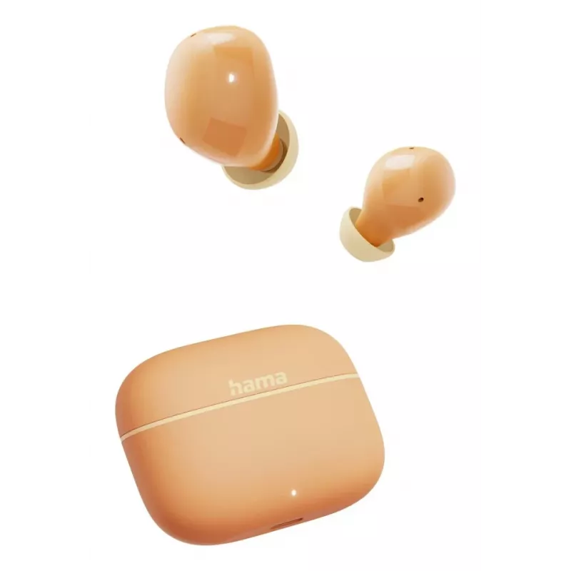 Hama Freedom Buddy II Headset True Wireless Stereo (TWS) in-ear bellen/muziek Bluetooth oranje