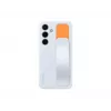 Hoesje Samsung Galaxy S24 lichtblauw monochromatisch desktopstandaard