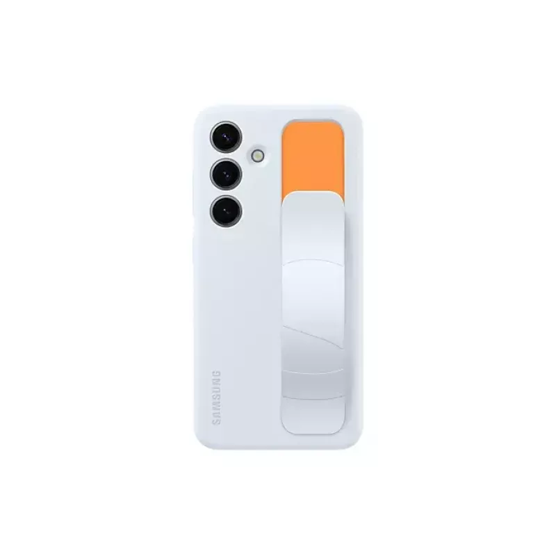 Hoesje Samsung Galaxy S24 lichtblauw monochromatisch desktopstandaard