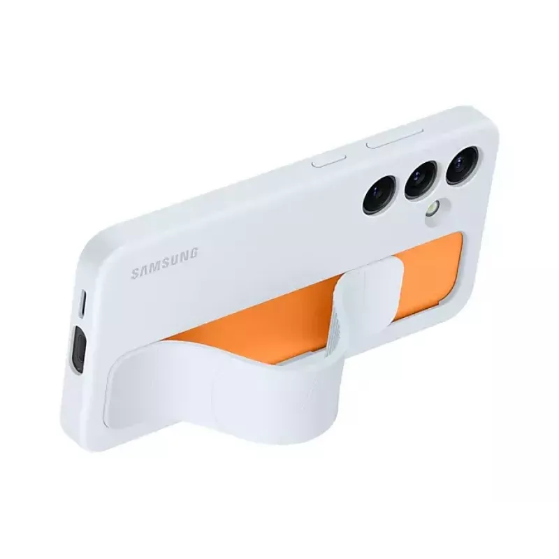 Hoesje Samsung Galaxy S24 lichtblauw monochromatisch desktopstandaard