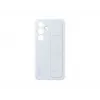 Hoesje Samsung Galaxy S24 lichtblauw monochromatisch desktopstandaard