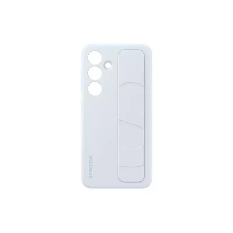 Hoesje Samsung Galaxy S24 lichtblauw monochromatisch desktopstandaard