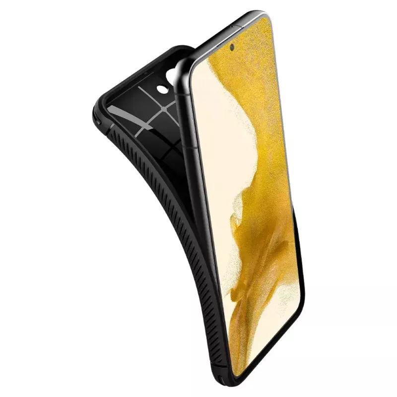 Spigen Rugged Armor telefoonhoesje zwart Galaxy S22 6,1 inch