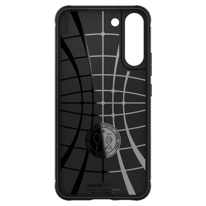 Spigen Rugged Armor telefoonhoesje zwart Galaxy S22 6,1 inch
