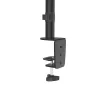 Hama 00118491 FULLMOTION monitorarm voor twee monitoren, bureaubevestiging, 13-32 inch (81,3 cm), VESA 75x75/100x100, max. 8 kg, zwart