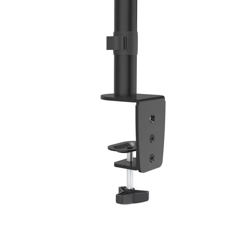 Hama 00118491 FULLMOTION monitorarm voor twee monitoren, bureaubevestiging, 13-32 inch (81,3 cm), VESA 75x75/100x100, max. 8 kg, zwart