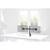 Hama 00118491 FULLMOTION monitorarm voor twee monitoren, bureaubevestiging, 13-32 inch (81,3 cm), VESA 75x75/100x100, max. 8 kg, zwart