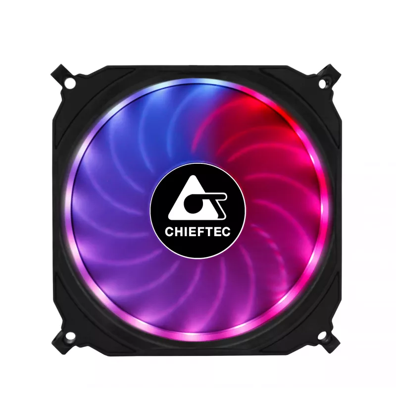 Chieftec CF-3012-RGB computerkoelsysteem computerbehuizing ventilator 12 cm zwart