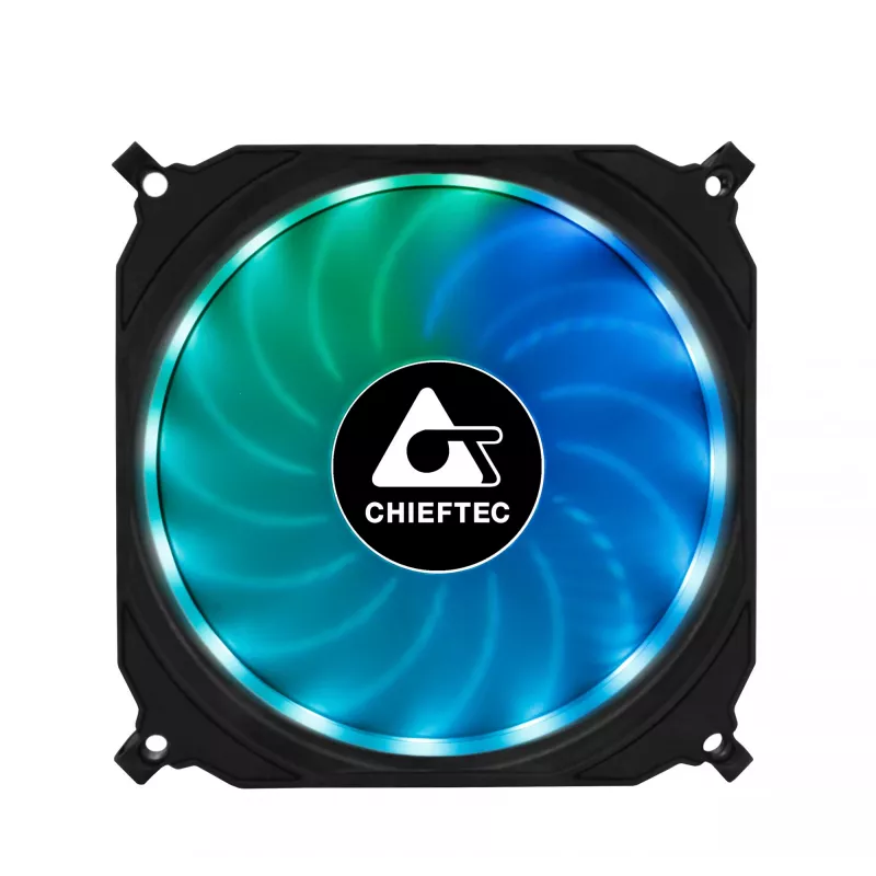 Chieftec CF-3012-RGB computerkoelsysteem computerbehuizing ventilator 12 cm zwart