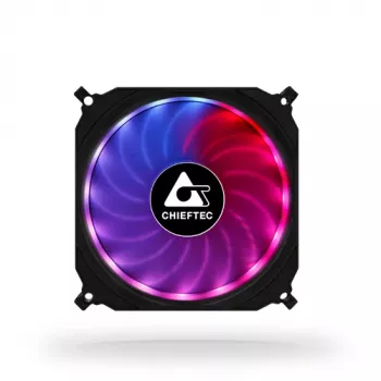 Chieftec CF-1225RGB computerkoelsysteem computerbehuizing ventilator 12 cm zwart