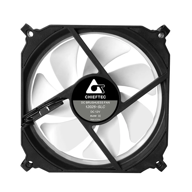 Chieftec CF-1225RGB computerkoelsysteem computerbehuizing ventilator 12 cm zwart