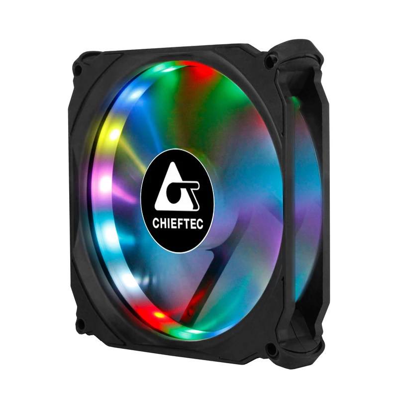 Chieftec CF-1225RGB computerkoelsysteem computerbehuizing ventilator 12 cm zwart