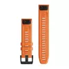 Band Garmin QuickFit 22 oranje siliconen