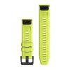 Band Garmin QuickFit 22 geel siliconen