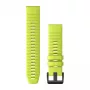 Band Garmin QuickFit 22 geel siliconen