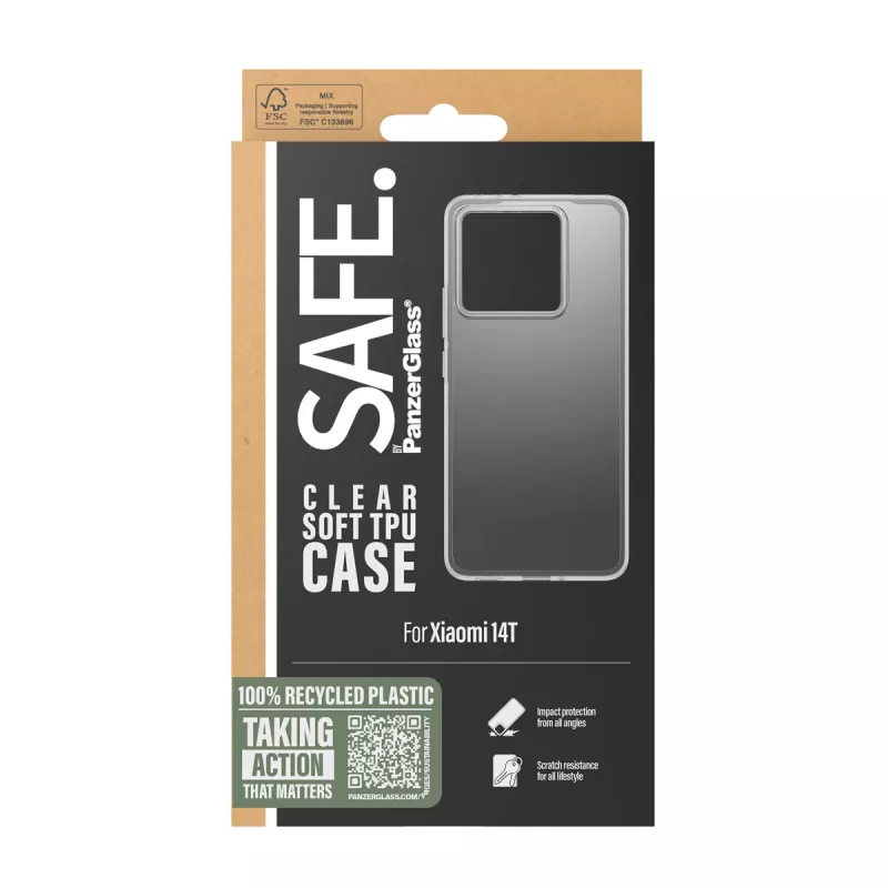 PanzerGlass SAFE. by ® TPU-hoesje transparant Xiaomi 14T
