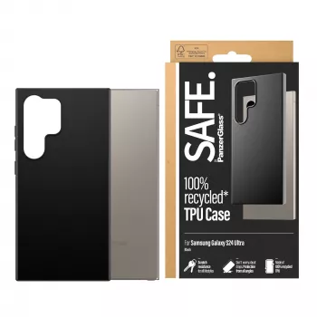 TPU-hoesje PanzerGlass SAFE Samsung Galaxy S24 Ultra zwart transparant bescherming