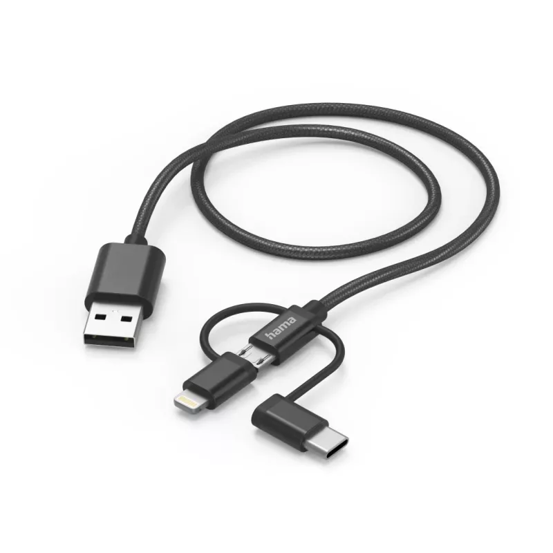 Hama 00201536 USB-kabel USB 2.0 1,5 m USB A USB C zwart