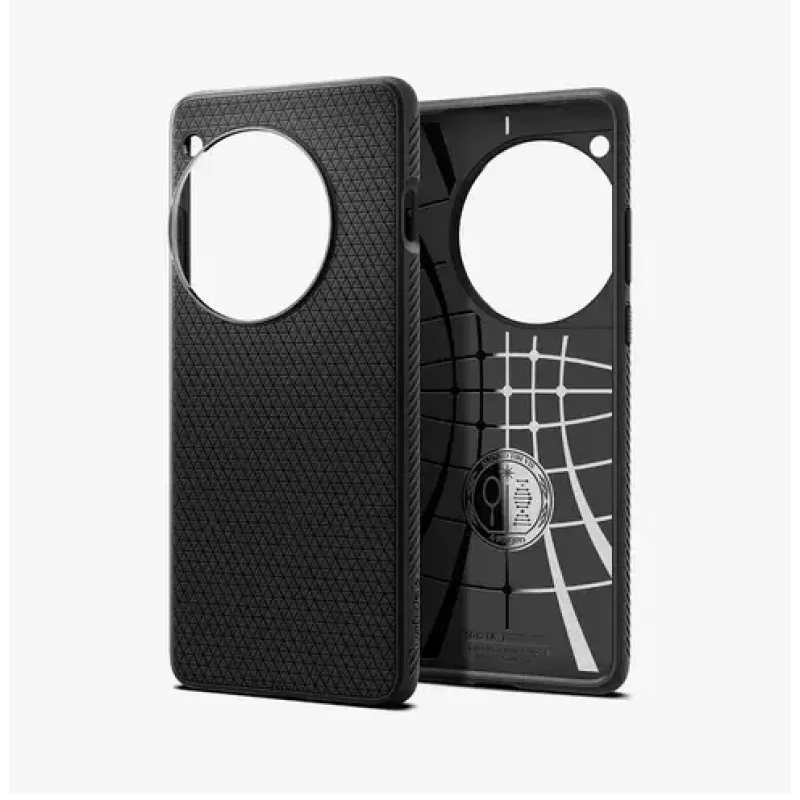 Spigen OnePlus 12 Liquid Air matzwart hoesje 17,3 cm