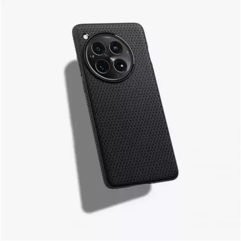 Spigen OnePlus 12 Liquid Air matzwart hoesje 17,3 cm