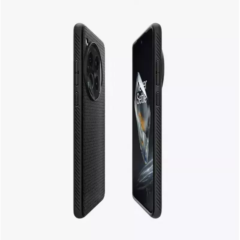 Spigen OnePlus 12 Liquid Air matzwart hoesje 17,3 cm