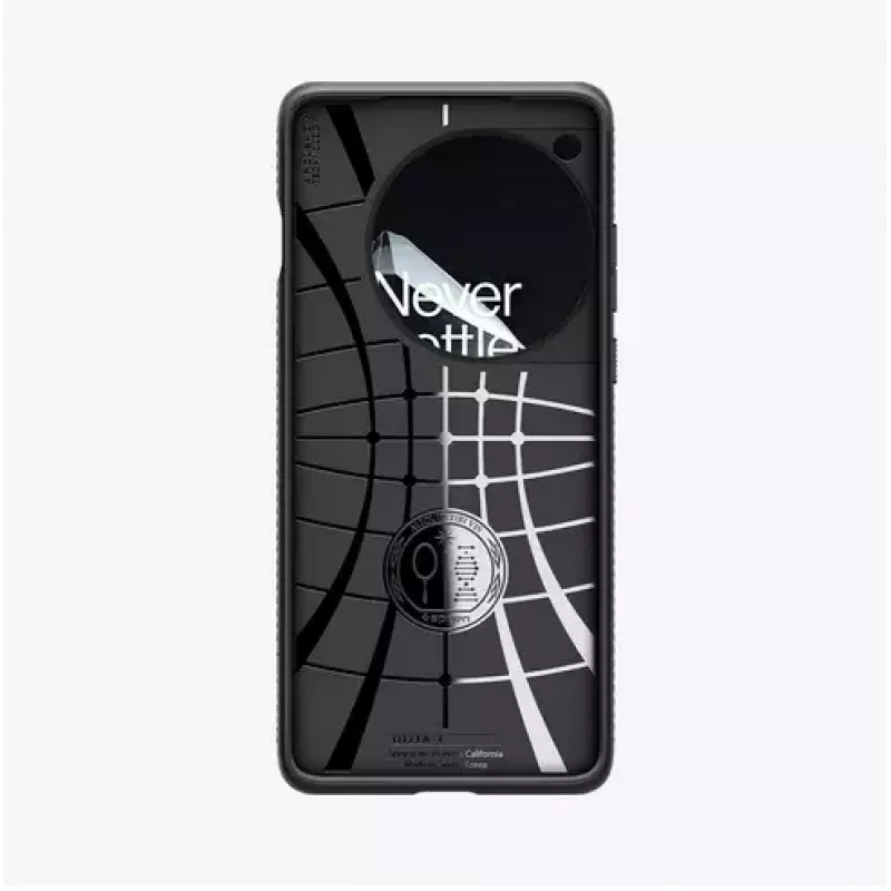 Spigen OnePlus 12 Liquid Air matzwart hoesje 17,3 cm