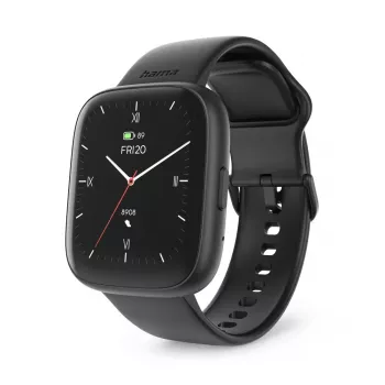 Smartwatch HAMA 4000 square zwart — HAMA 4000 square, zwarte smartwatch