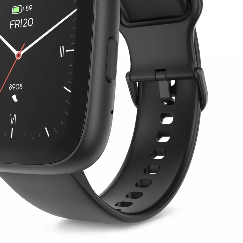 Smartwatch HAMA 4000 square zwart — HAMA 4000 square, zwarte smartwatch