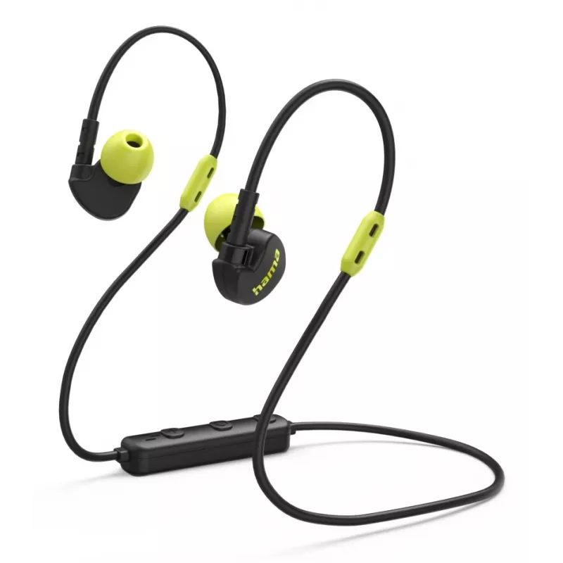 Hama Freedom Athletics III headset draadloos in-ear sport zwart, geel