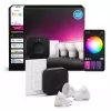 Philips Hue White and Colour Ambience Starterset: 3 GU10-lampen + dimschakelaar + Bridge Pro