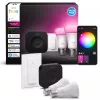Philips Hue White and colour ambience Starterset: 2 E27-smartlampen + dimschakelaar + Bridge Pro