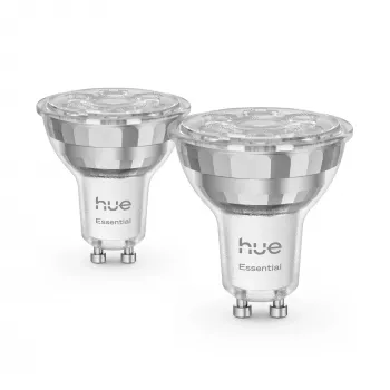 Philips Hue White and colour ambience Essential GU10 – smarte spot – 345 lm – 4,7 W – 2-pack