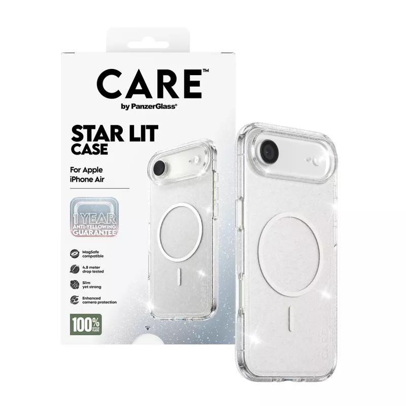 Hoes PanzerGlass CARE by ® Flagship Case Urban Explorer Star Lit White MagSafe iPhone Air