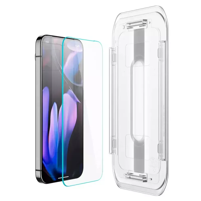 Spigen Glass Screen Protector EZ Fit GLAS.tR dun voor Google Pixel 9 / 9 Pro