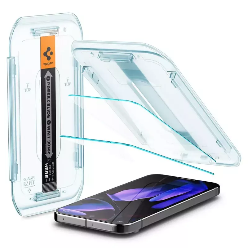 Spigen Glass Screen Protector EZ Fit GLAS.tR dun voor Google Pixel 9 / 9 Pro