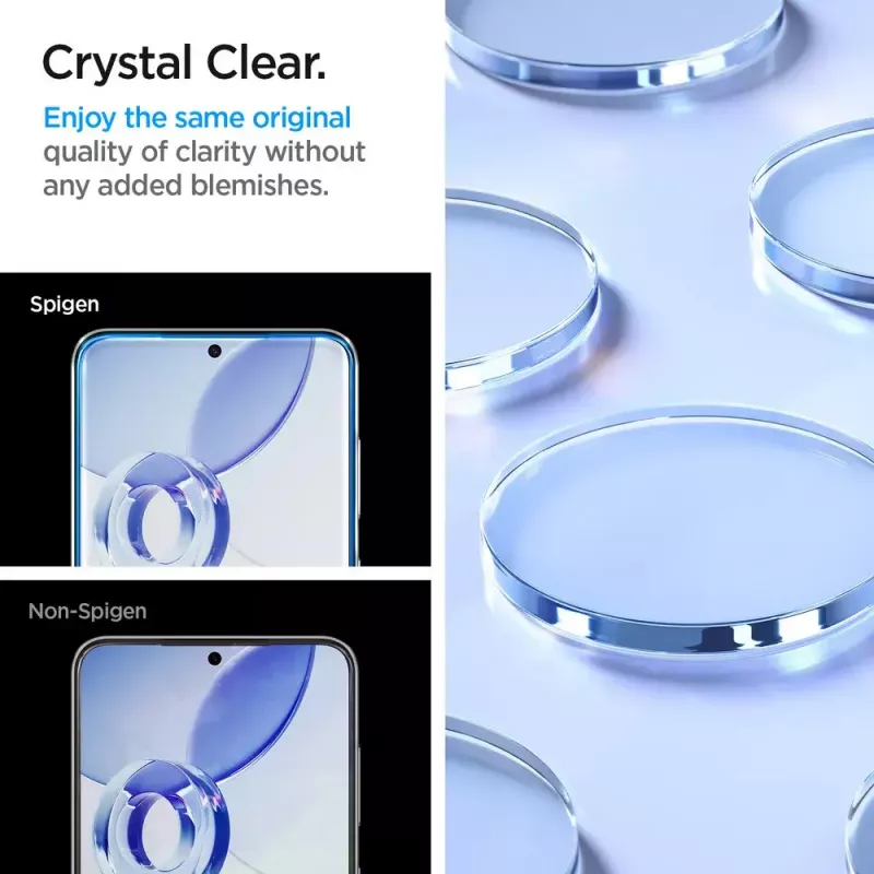 Glass Screen Protector Spigen Galaxy S24 stof krasvast