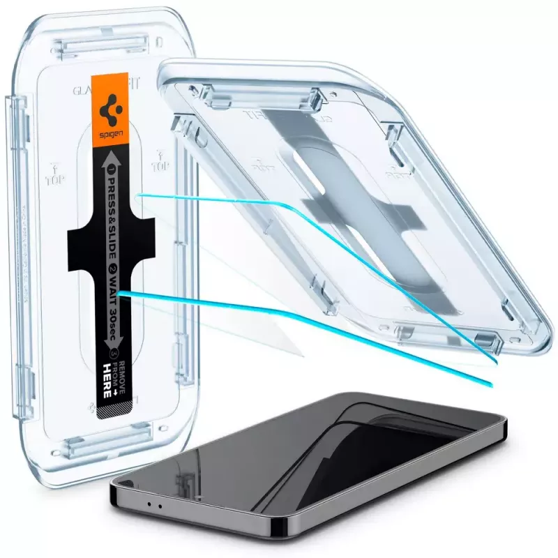 Glass Screen Protector Spigen Galaxy S24 stof krasvast
