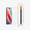Spigen GLAS.tR EZ Fit glazen screenprotector voor iPhone 16 Pro Max / 17 Pro Max, 2-pack, helder