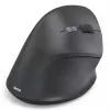Hama 00173092 EWM-600R ergonomische verticale muis, rechtshandig, draadloos 2,4 GHz + Bluetooth, multi-device, optisch 1600 DPI, oplaadbaar, zwart
