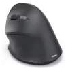 Hama 00173093 EWM-600L ergonomische verticale muis, linkshandig, draadloos 2,4 GHz + Bluetooth, multi-device, optisch 1600 DPI, oplaadbaar, zwart