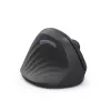 Hama 00173089 EWM-500L ergonomische verticale muis, linkshandig, RF-draadloos, optisch 1800 DPI, zwart